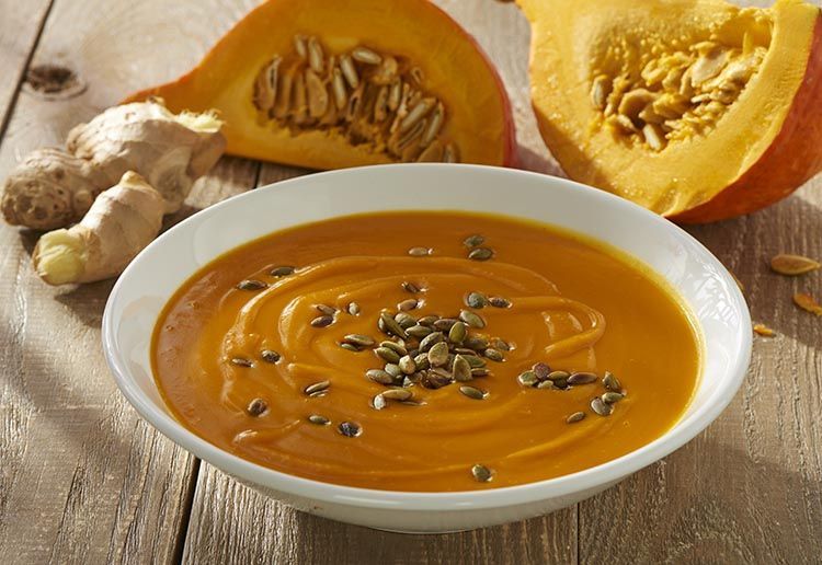Crema de Calabaza con verdura
