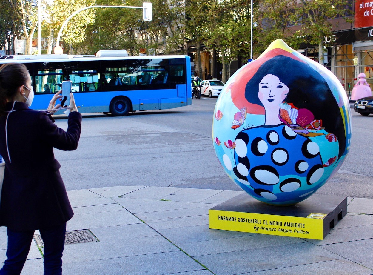 Exposición de arte urbano Lemon Art en pleno centro de Madrid