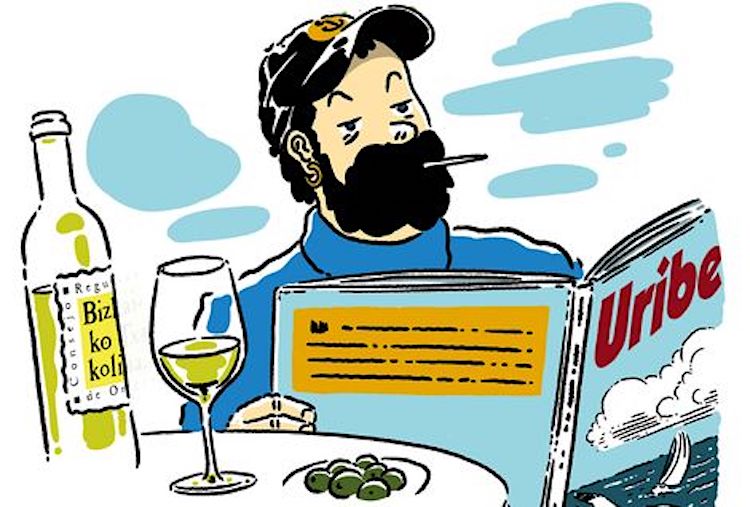 Txakoli y cómic, un atractivo maridaje