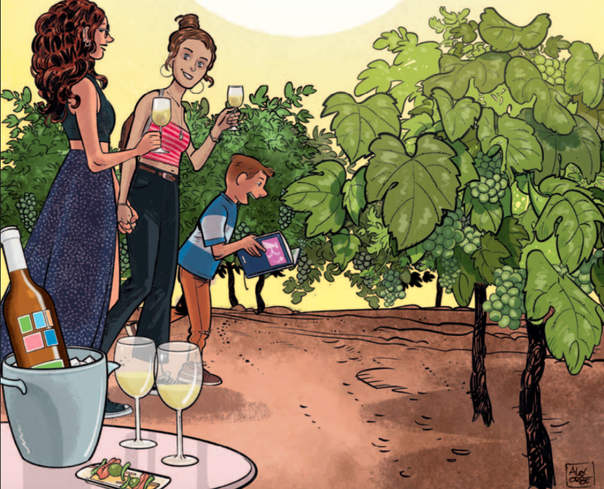 Nueva edición de Txakomic, txakoli y cómic