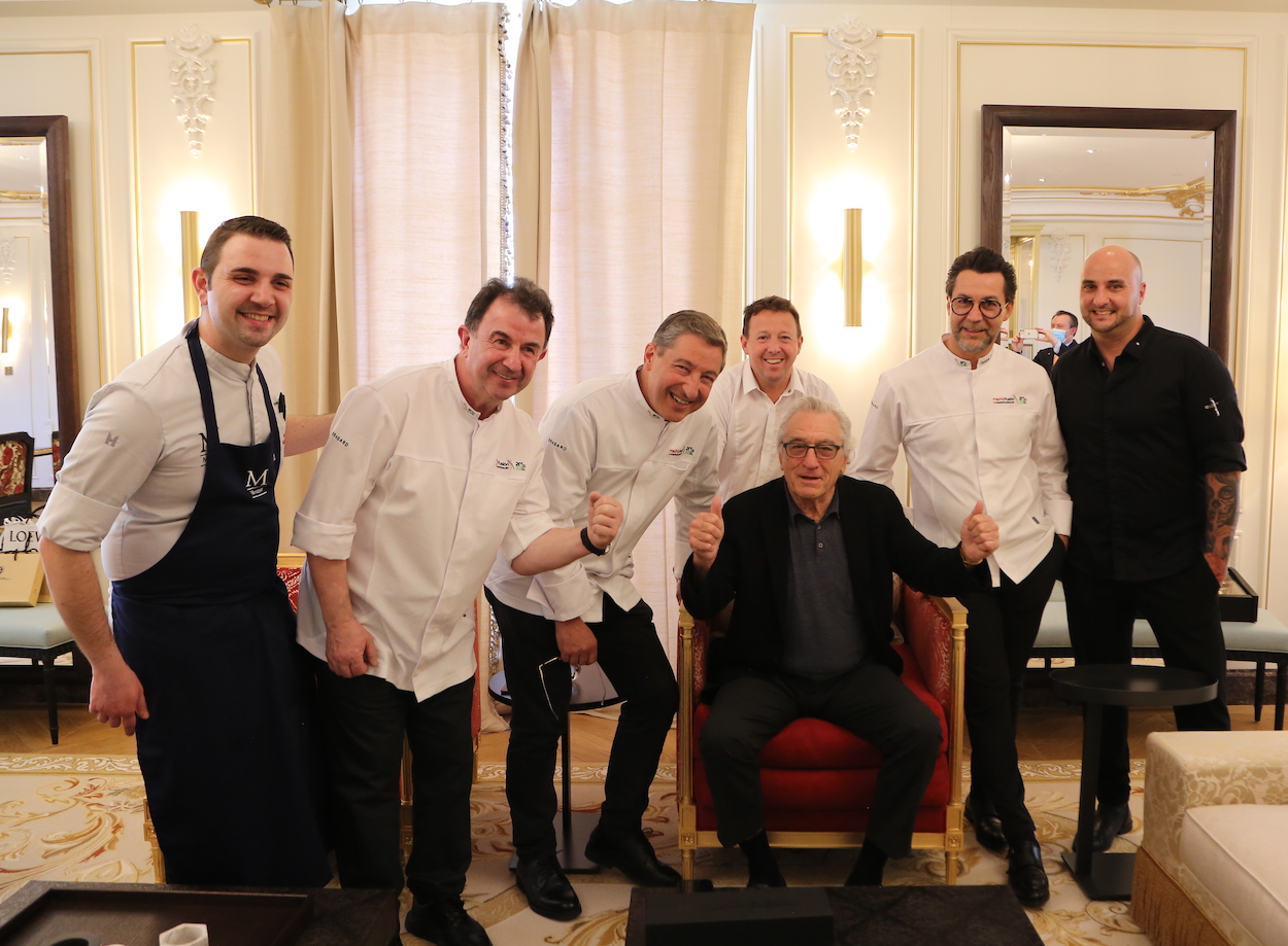 Robert De Niro ‘se cobra’ el ‘menú impagable’ ofrecido por Madrid Fusión