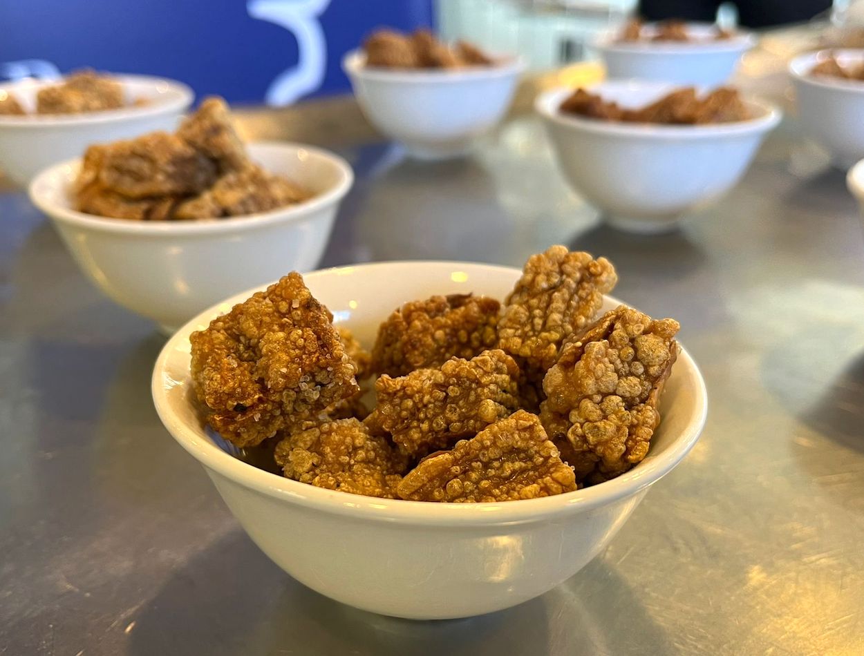 Un snack de proteína de guisante, unas virutas de legumbres y un untable de arroz, Premios Ecotrophelia 2022