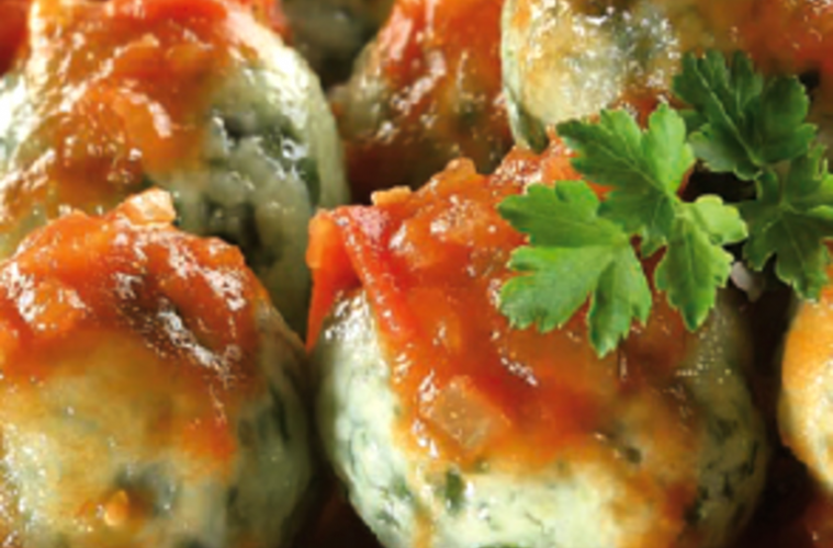 Albóndigas de ricota y acelgas - Foto Maizena