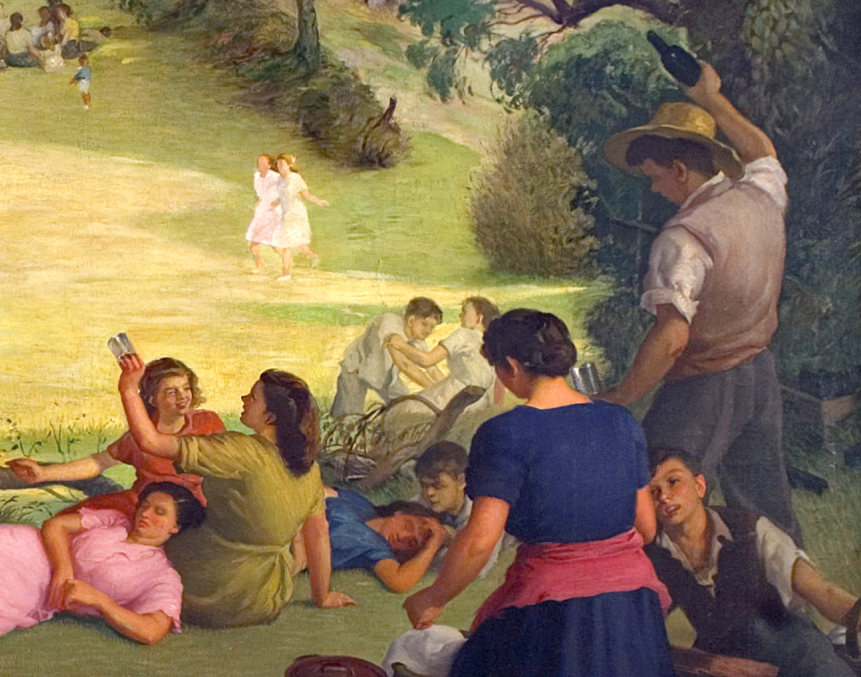 Escanciando, exposición sobre la sidra asturiana en las artes plásticas