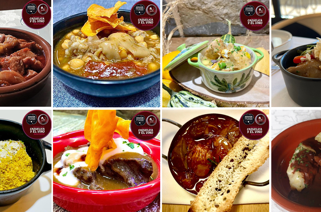 Finalistas de la Semana de la Cazuelica y el vino DO Navarra