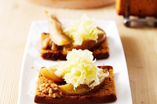 Chutney de pera madura con queso