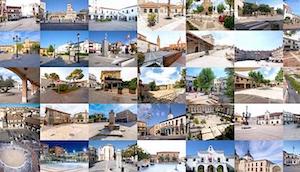 Las plazas de los 179 municipios de Madrid y su evolución a lo largo del tiempo