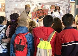 Detectives de la carne, juego educativo para escolares en Mercamadrid