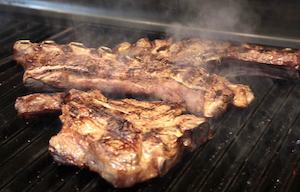 Parrilladas de ternera que son de premio