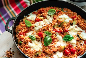 2Pasta orzo con tomate y mozzarella 2