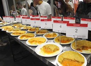 Tortillas de patatas que son de premio