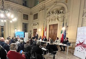Cariñena recibe el traspaso del título de Ciudad Europea del Vino de manos de Alto Piamonte y Gran Monferrato