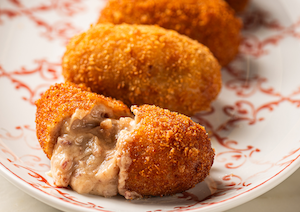 Croquetas de jamón ibérico que son de premio