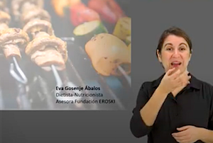 Nueva escuela de alimentación en lengua de signos