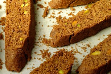 Biscotti de chocolate y pistacho