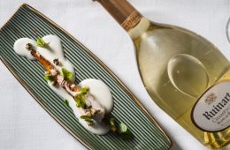Un menú de Rodrigo de la Calle que armoniza naturaleza, sostenibilidad y arte con un gran champagne