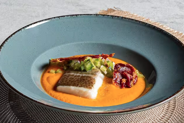 Skrei en crema de escabeche