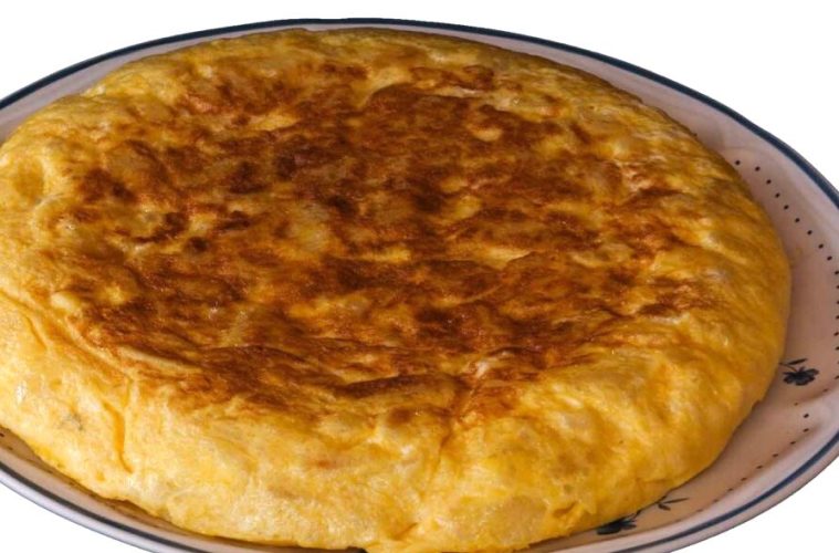 Tortilla de patata y carne picada