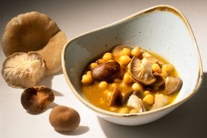 2Garbanzos que sobraron del cocido con setas 2