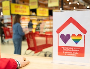 Hacia supermercados con puntos refugio contra la violencia de género y agresiones al colectivo LGTBI+
