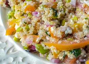 2Ensalada templada de quinoa y verduras asadas al horno 2