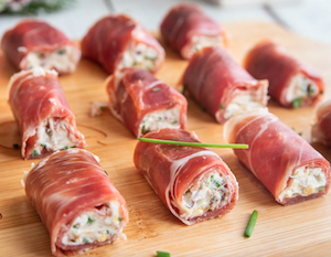 2Rollitos de jamón