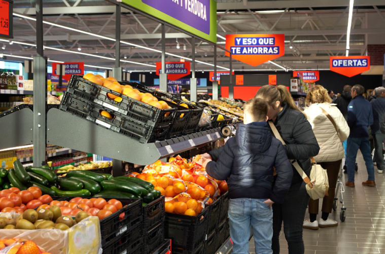 Más del 80% de las compras en supermercados ya incluyen productos frescos