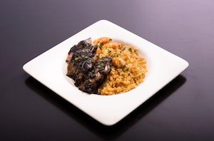 2Arroz que sobró de ayer con calamares en conserva 2