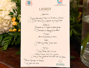 El menú de la cena de León XIV, una muestra del patrimonio gastronómico español