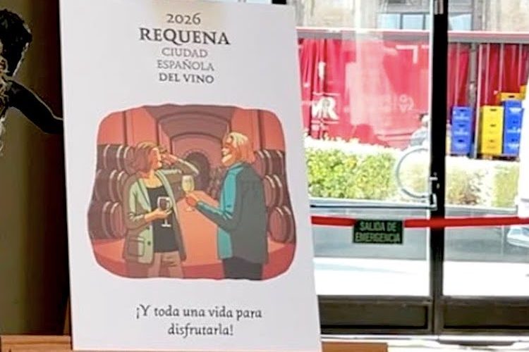 La imagen de Requena Ciudad Española del Vino 2026, con ilustraciones de Paco Roca