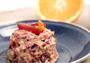 2Tartar de verduras al horno con mayonesa 2