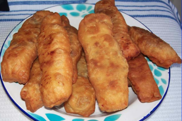 Buñuelos de restos de dulce de membrillo