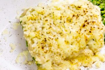 Besamel de coliflor que sobró de ayer
