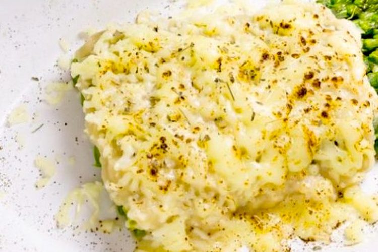 Besamel de coliflor que sobró de ayer