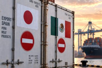 Los datos del primer semestre de 2026 permiten ya cuantificar una parte importante de las consecuencias que está teniendo la Peste Porcina Africana en el sector cárnico español. Solo en Japón y México, el valor de las exportaciones de carne, despojos y productos elaborados se ha reducido en cerca de 350 millones de euros respecto al mismo periodo de 2025.