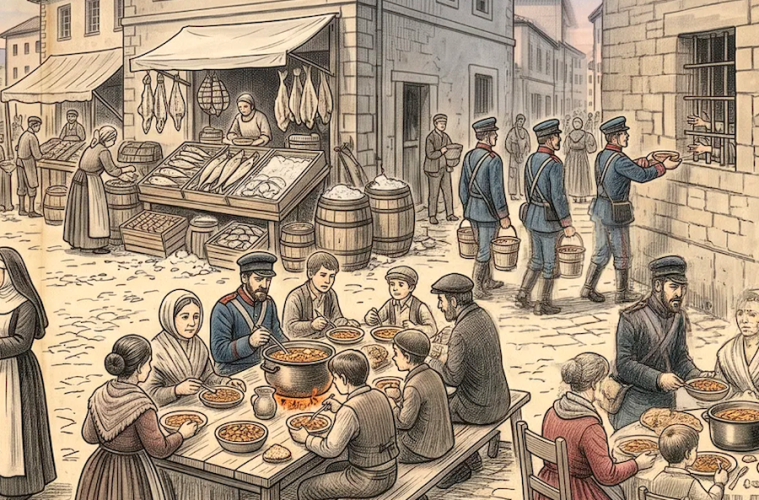 Comienza la Fiesta del Desarme de Oviedo, con su Menú del Desarme (Foto Cofradía del Desarme)