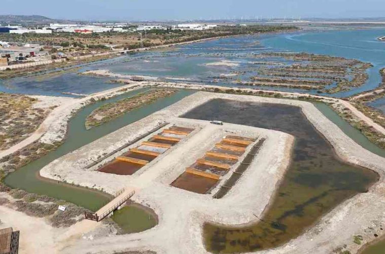 Recuperar una antigua salina para ayudar a combatir el cambio climático (Foto: Aponiente)