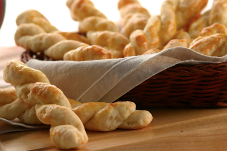 Trenzas de queso al horno
