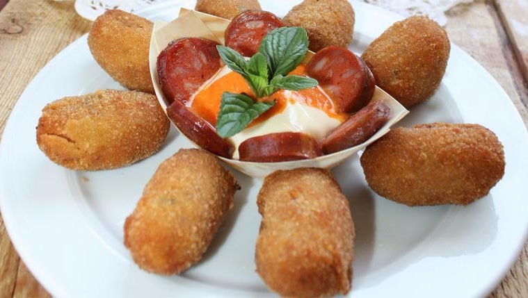 Croquetas de chorizo de venado