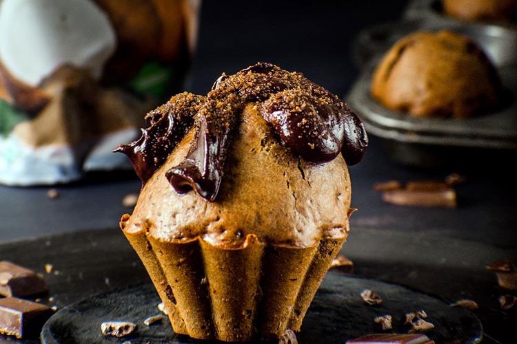 Bizcocho de cacao y aceite de oliva