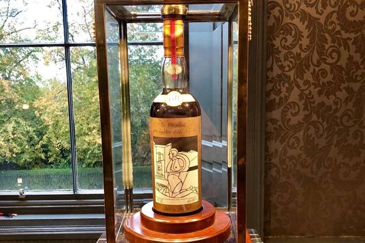Nuevo récord, una botella de The Macallan por 1,5 millones de dólares - Foto Macallan Valerio Adami 1926