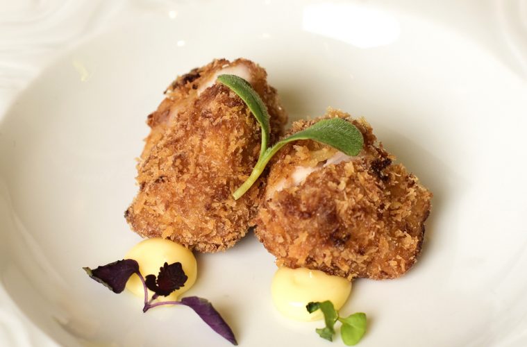 Nuggets de conejo con un toque de mayonesa