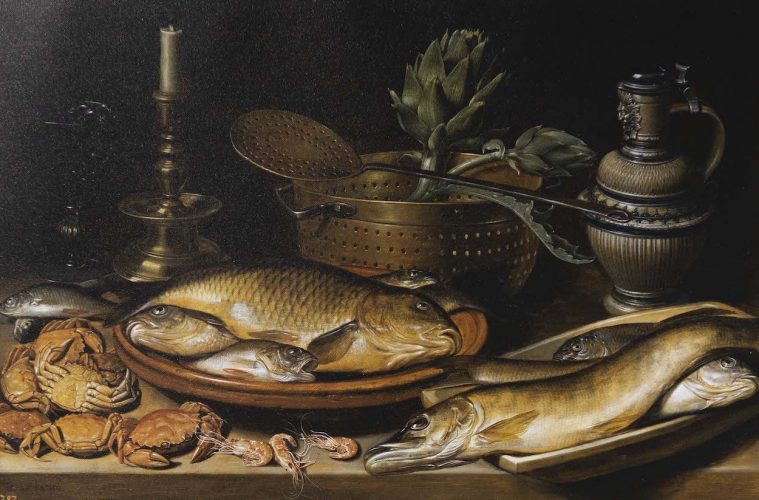 Mercamadrid expone una réplica del primer bodegón de pescado conocido