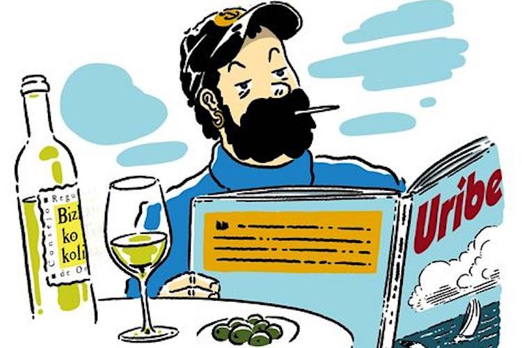 Txakoli y cómic, un original maridaje