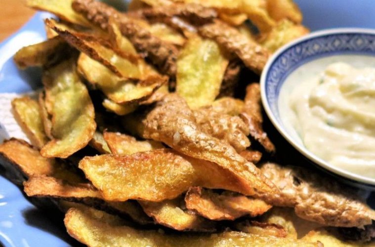 Chips de cáscaras vegetales