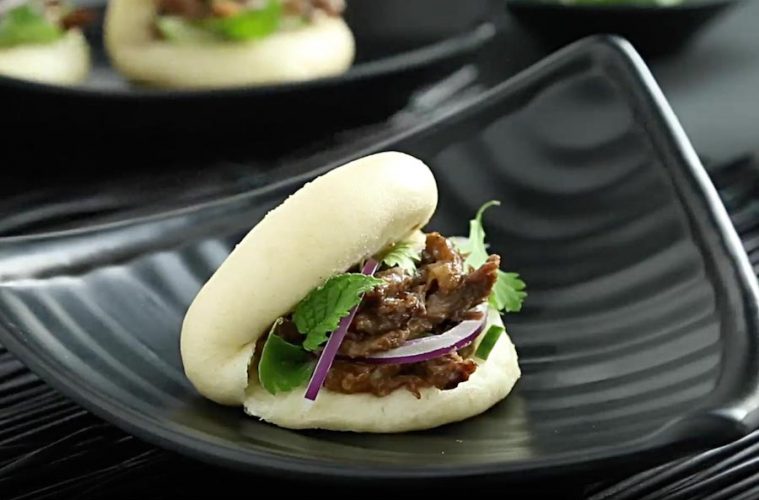 Pan bao con ternera, jengibre y miel