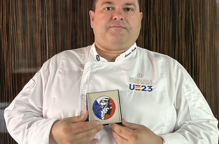 Por primera vez un cocinero español, Marcos Morán, Medalla de Honor del Senado de Francia