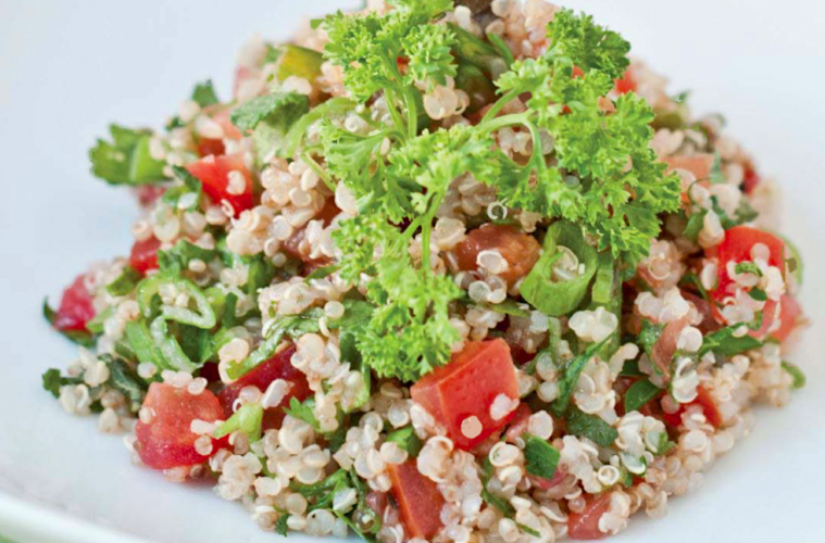 Tabulé de quinoa sobrante