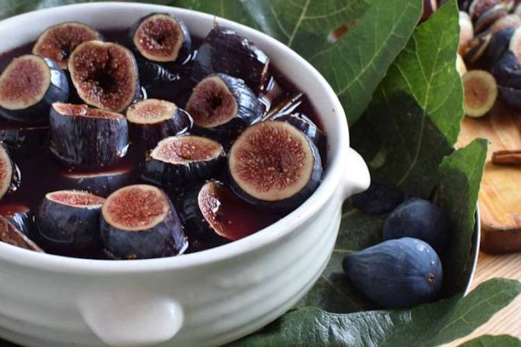 Chutney de higos y jengibre en conserva