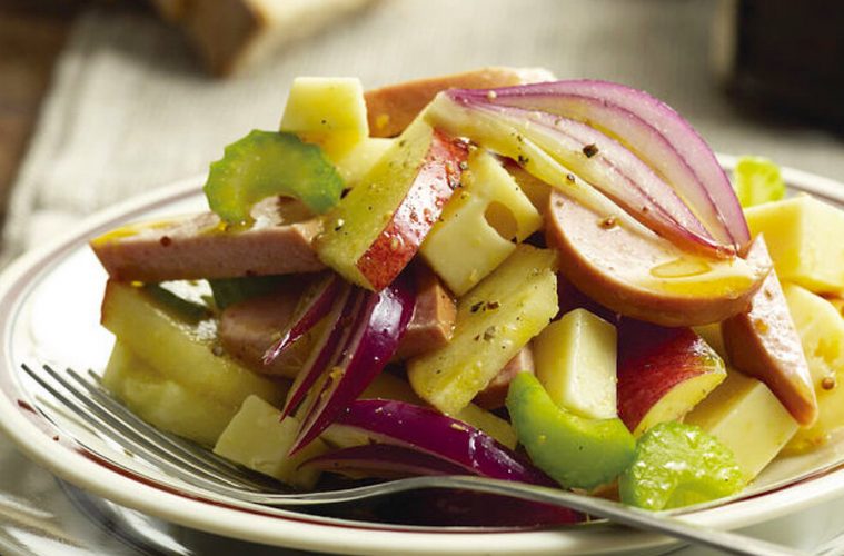 Ensalada de queso de los alpes